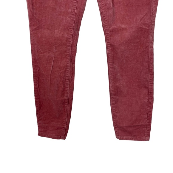 Loft High Waist Skinny Blush Corduroy Soft Stretch Size 27/4 Ankle Cropped Pink - Picture 2 of 16